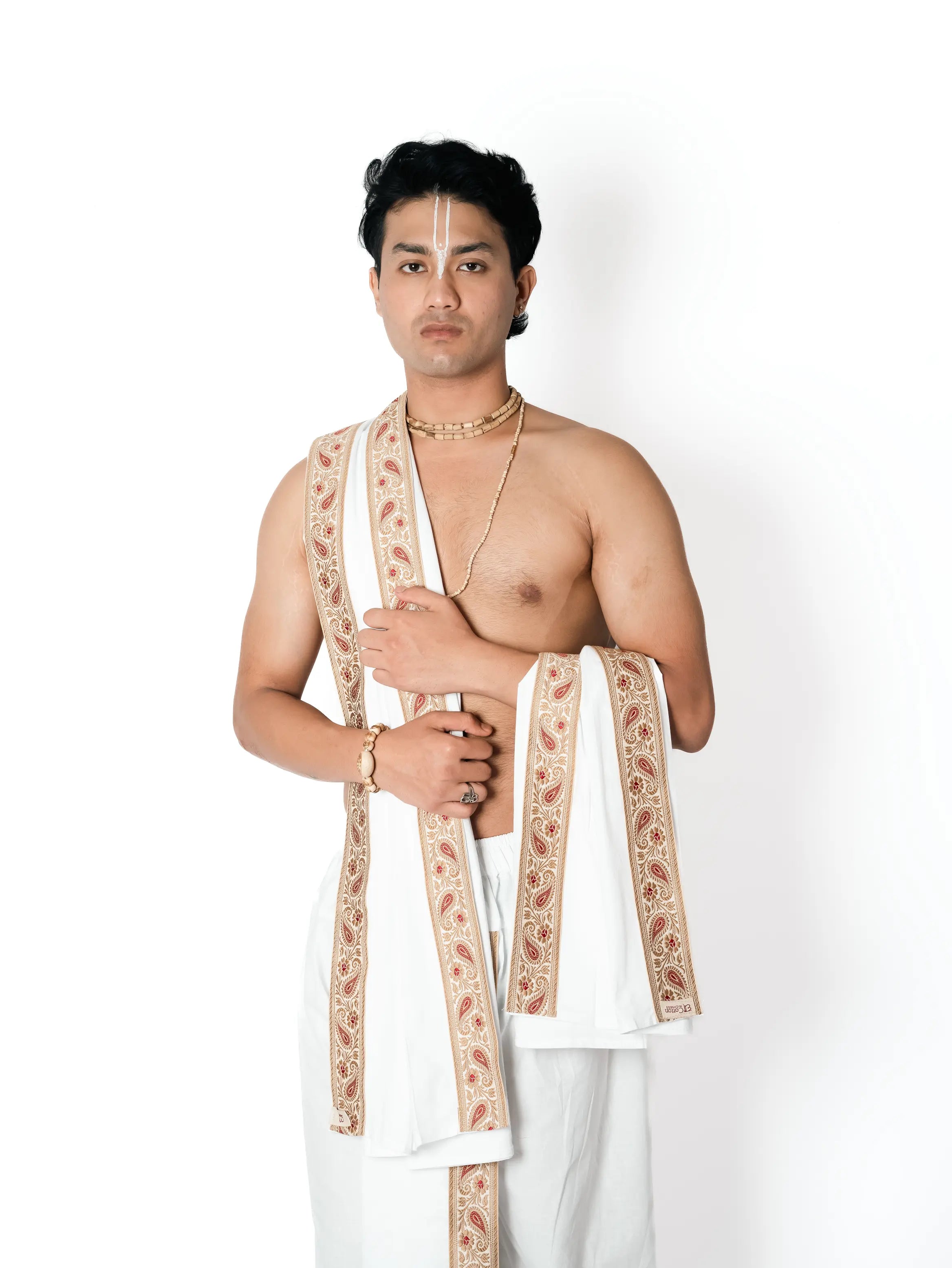 Kairav readymade dhoti and dupatta