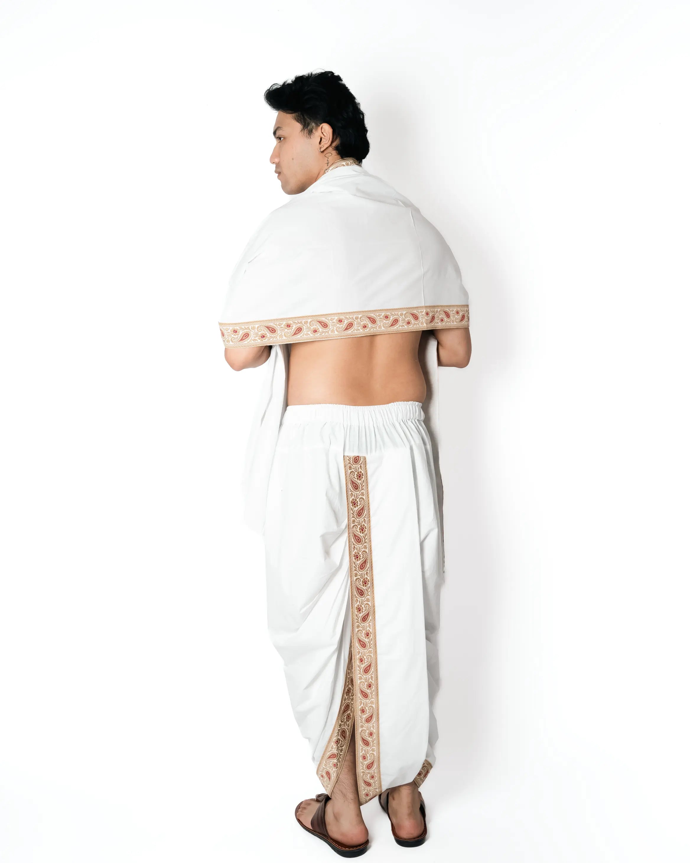Kairav readymade dhoti and dupatta