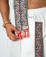 Pushkar Pant style  dhoti and dupatta