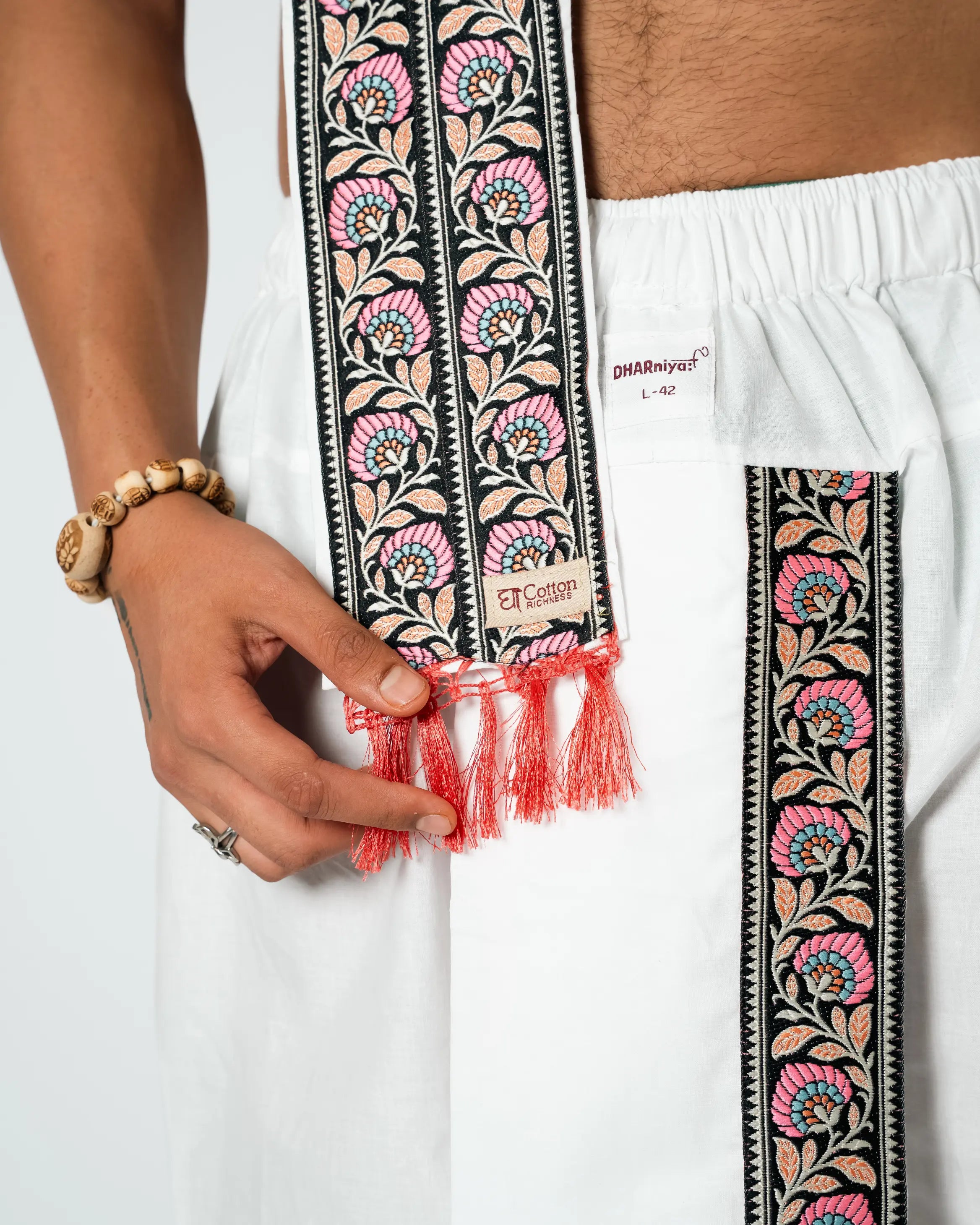 Pushkar readymade dhoti and dupatta
