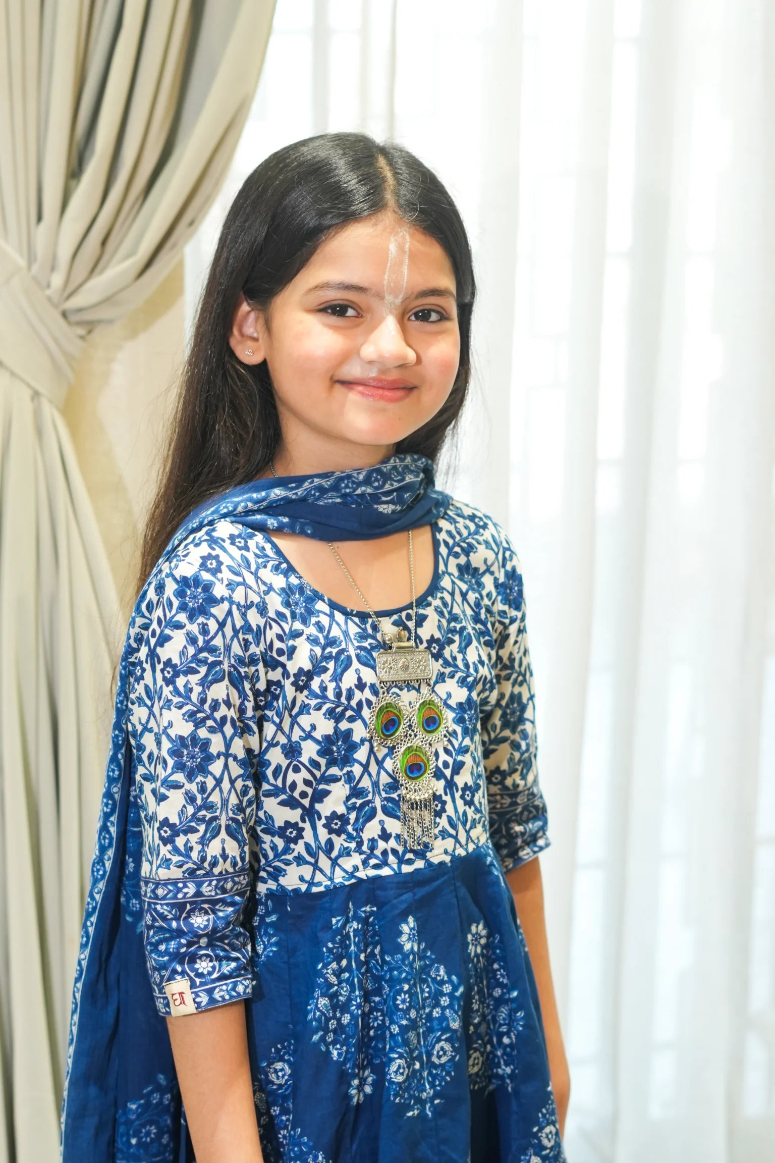 Kutumb Neel Saaj- Baccha Anarkali Set