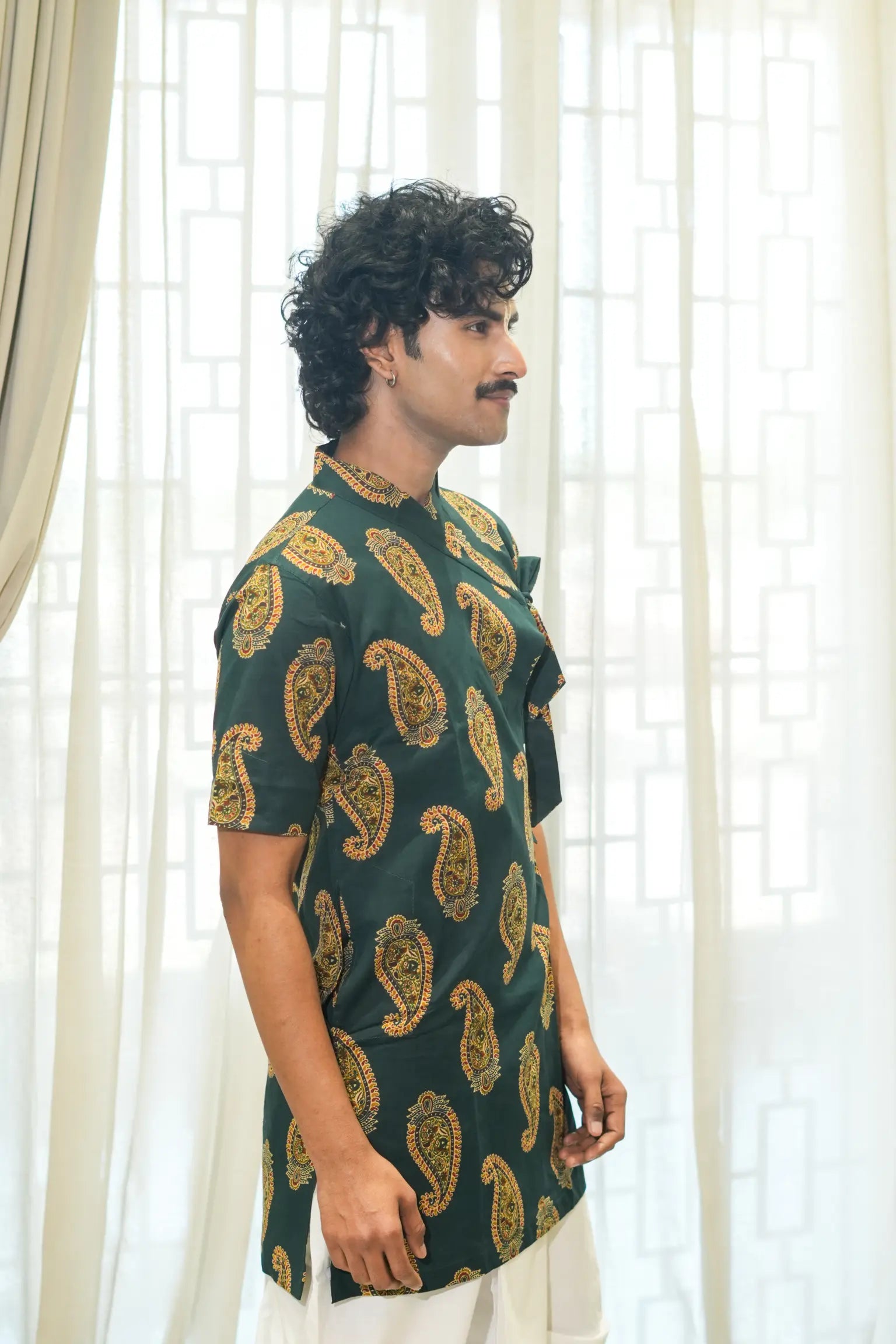 Kutumb Haritva- Mens Bagalbandi And Dhoti Set