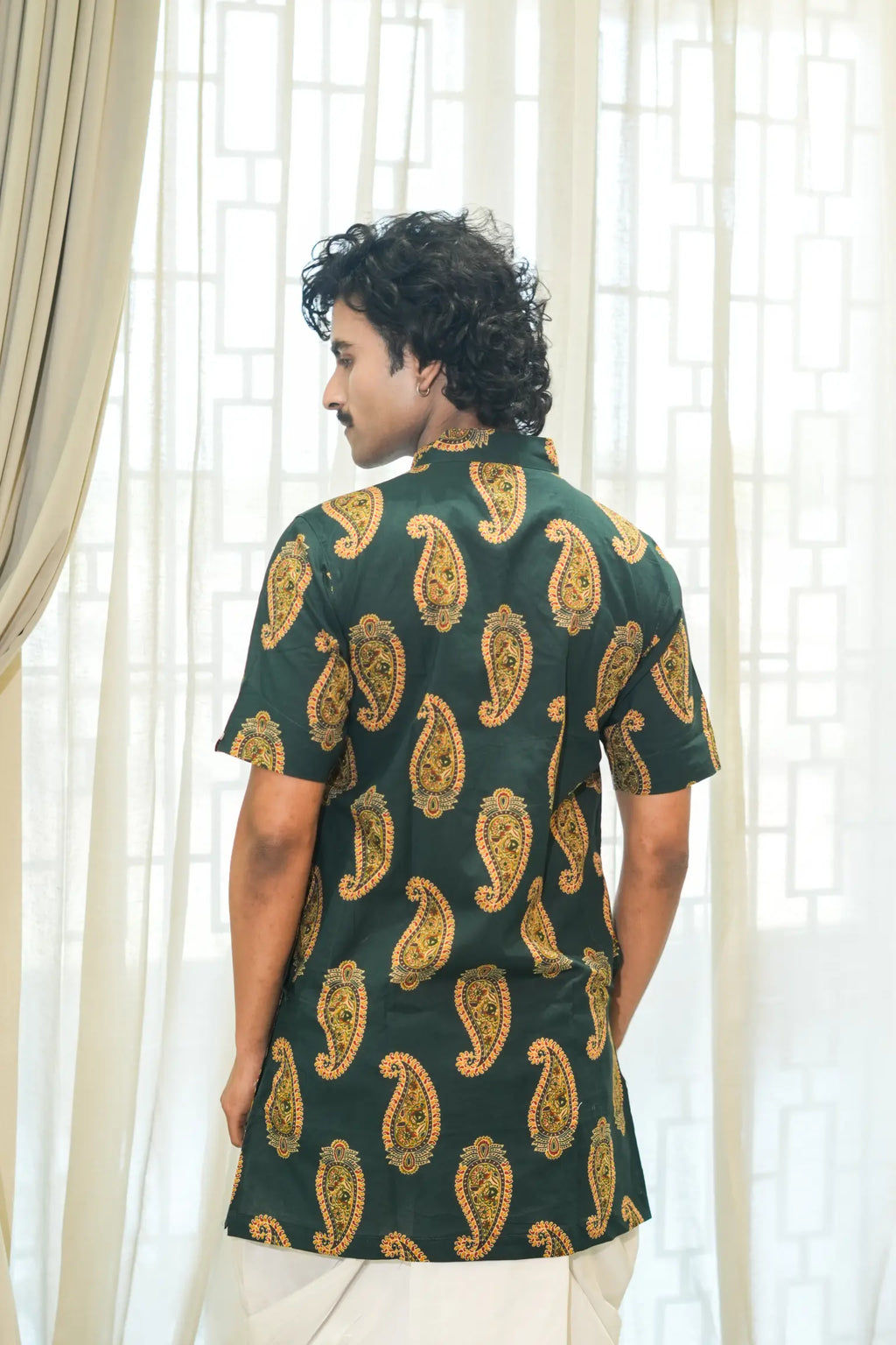Kutumb Haritva- Mens Bagalbandi And Dhoti Set