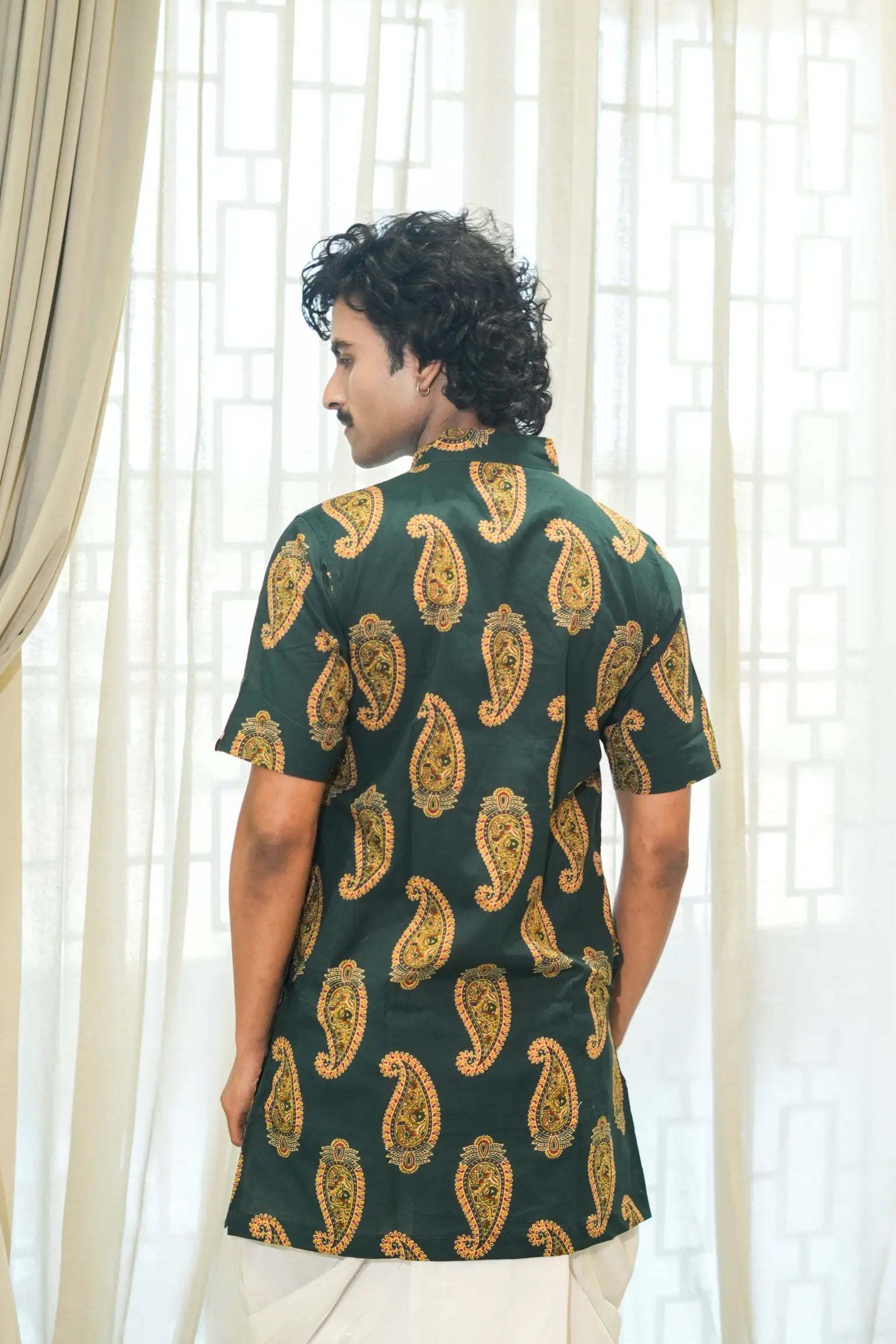 Kutumb Haritva- Mens Bagalbandi And Dhoti Set