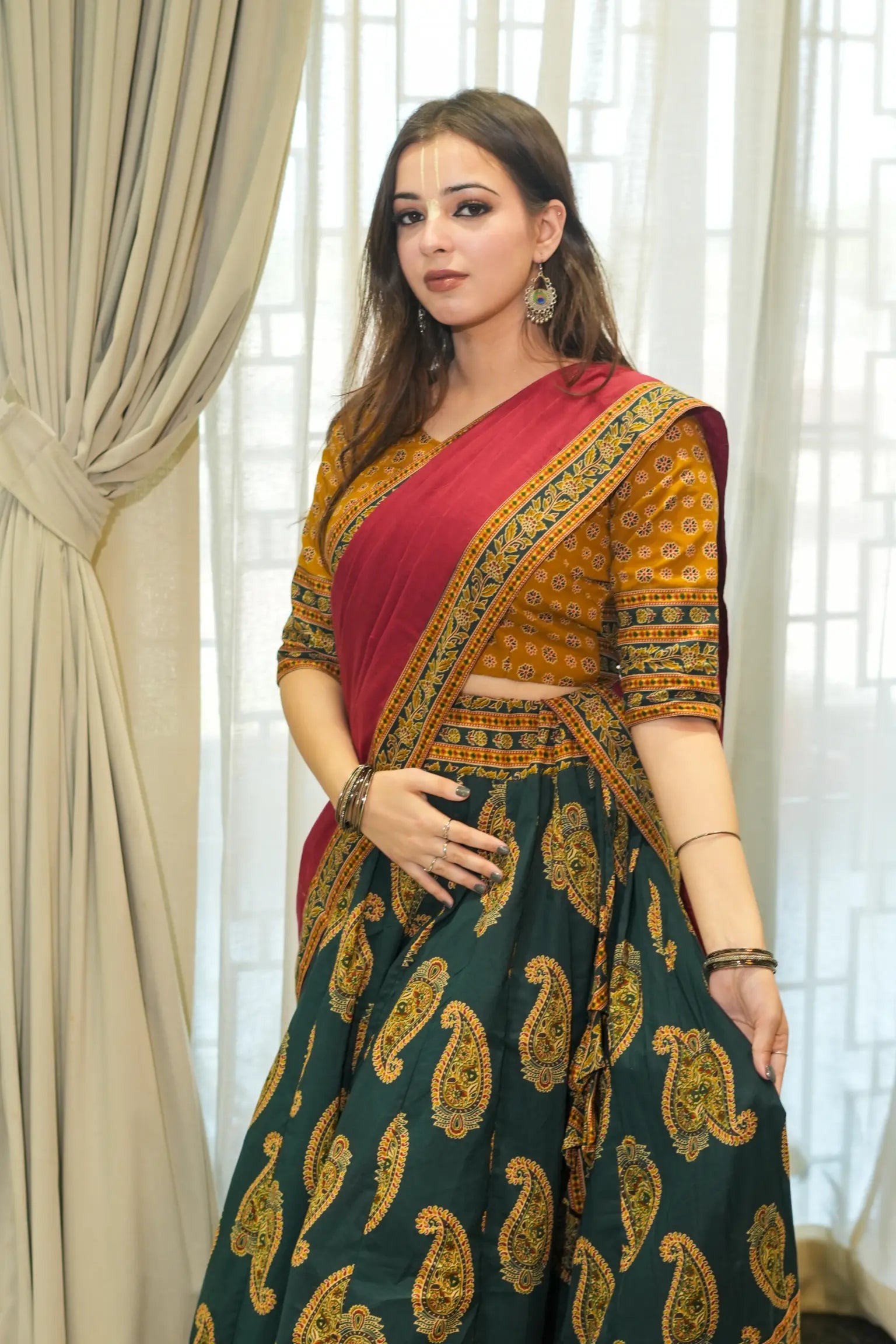 Kutumb Haritva Gopi Dress