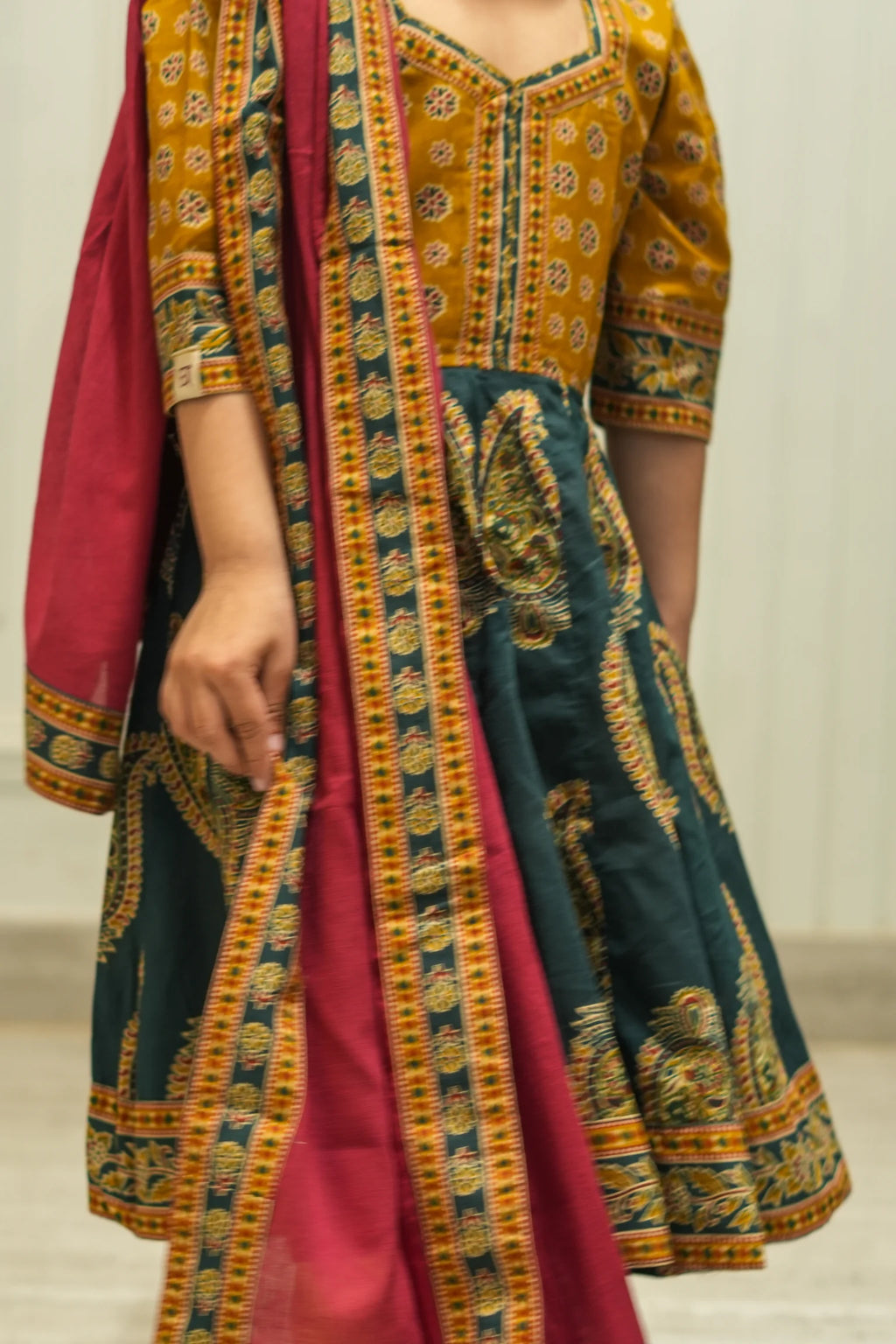 Kutumb Haritva - Baccha Anarkali Set