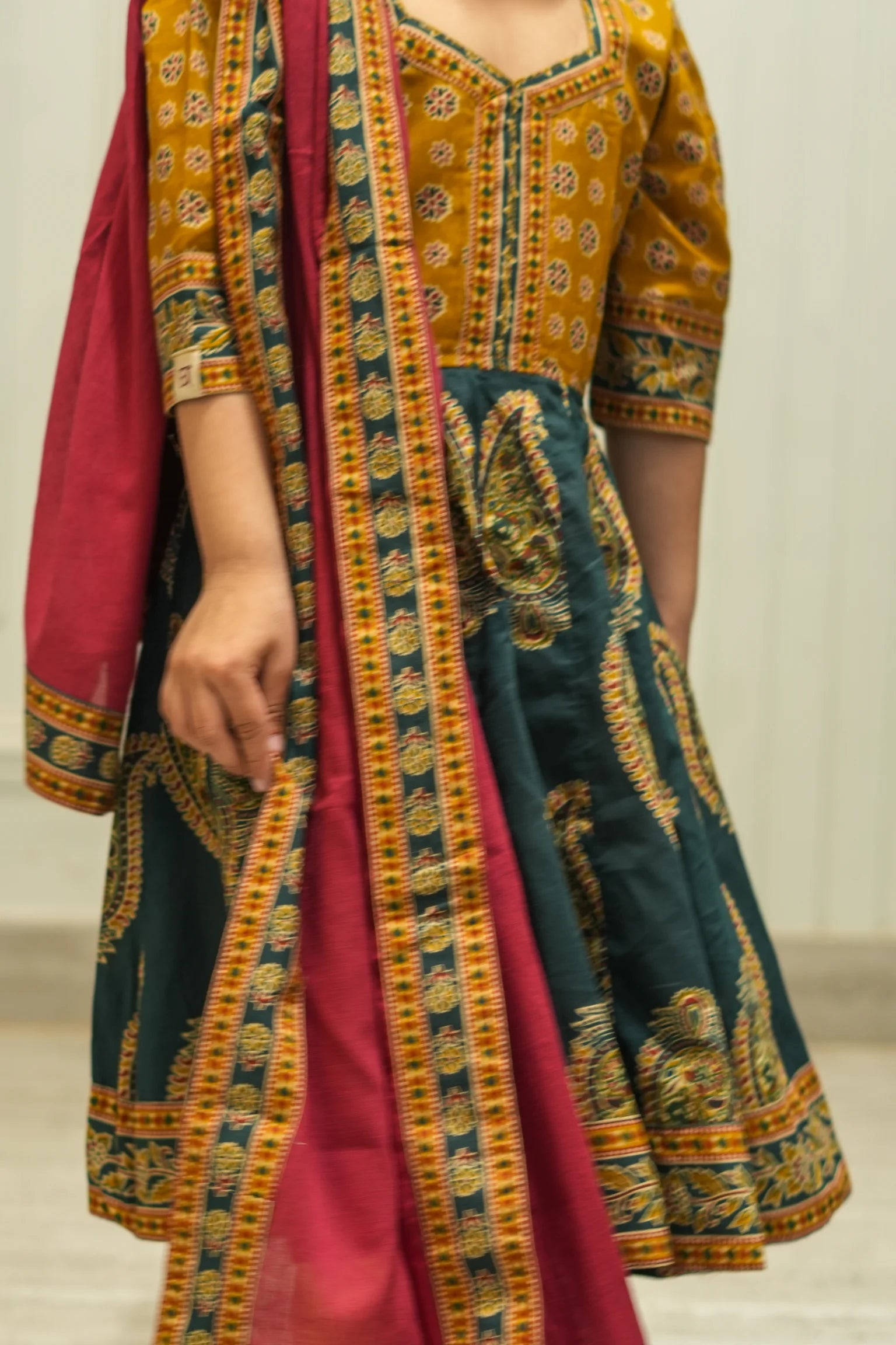 Kutumb Haritva - Baccha Anarkali Set