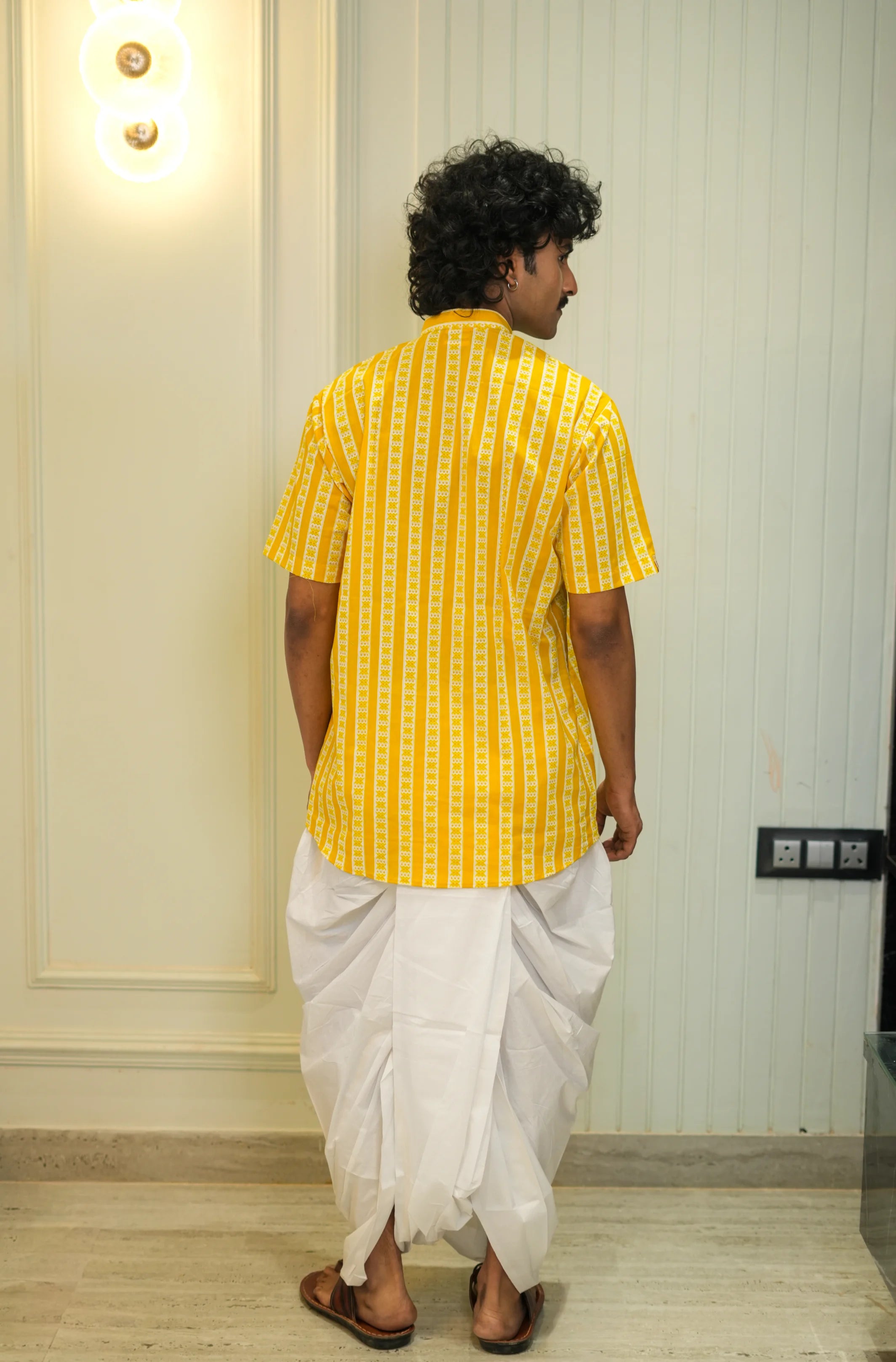 Kutumb Peetambara - Men's Kurta And Dhoti Set