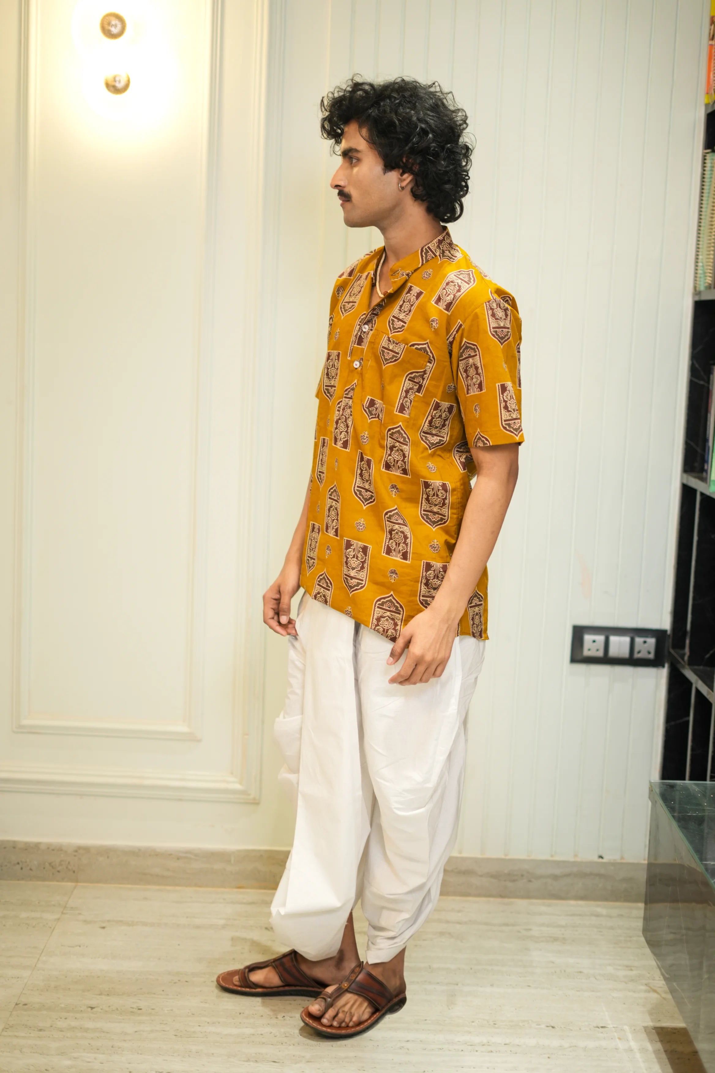 Kutumb Rajsi Raas-  Mens Kurta and Dhoti Set