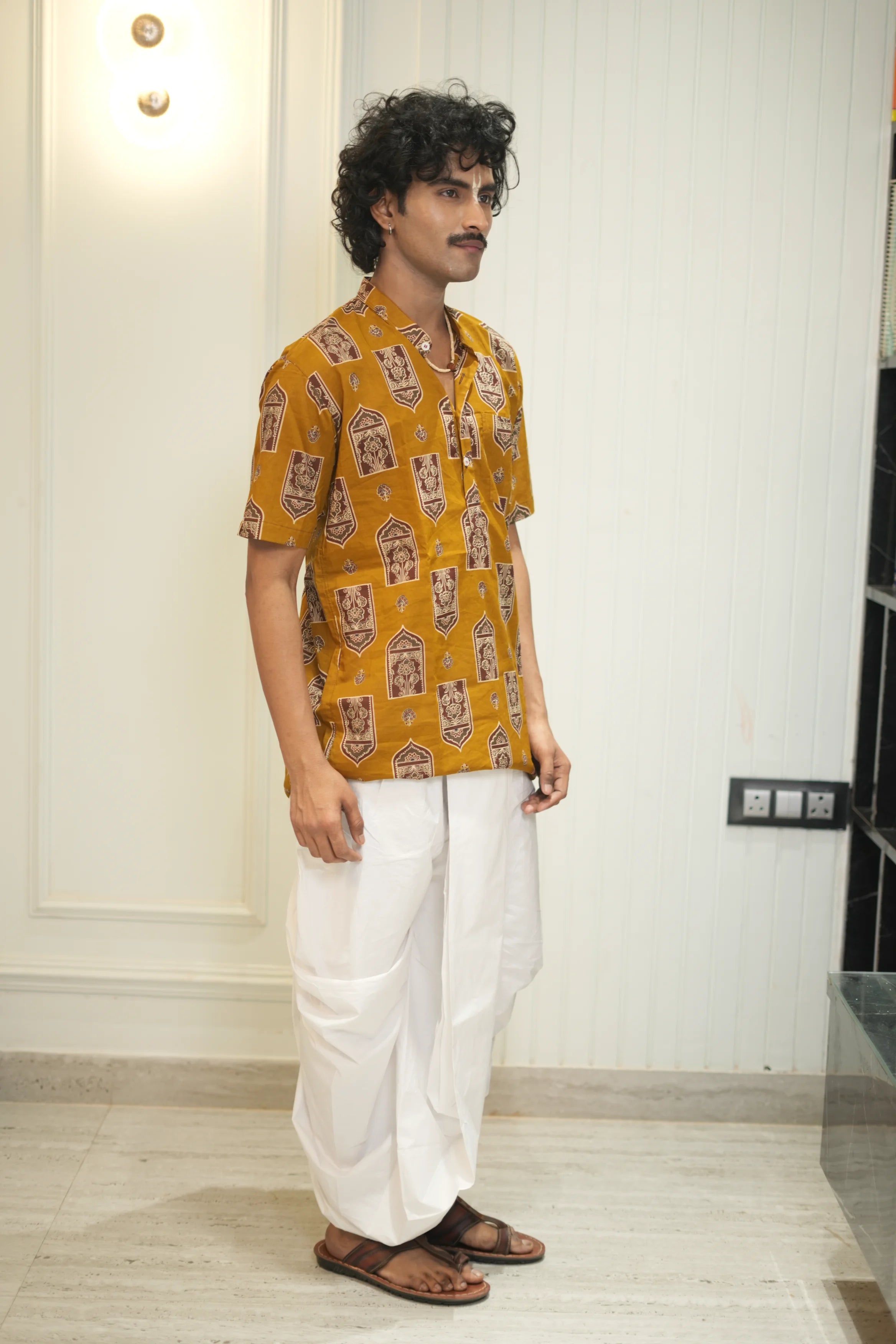 Kutumb Rajsi Raas-  Mens Kurta and Dhoti Set