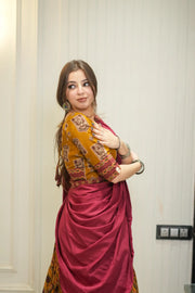 Kutumb Rajsi Raas Frill-Gopi Dress