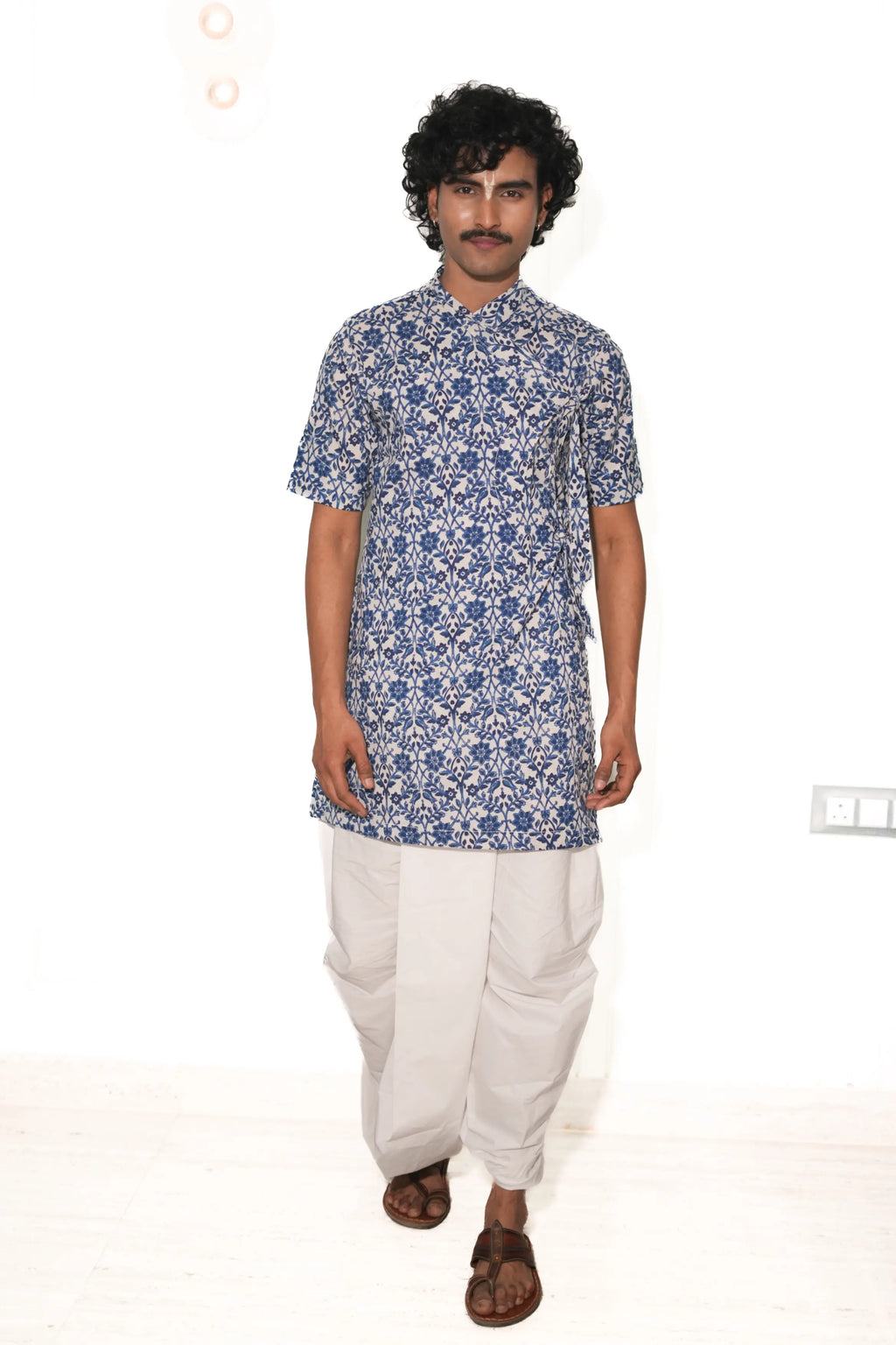 Kutumb Neel Saaj- Mens Bagalbandi And Dhoti Set
