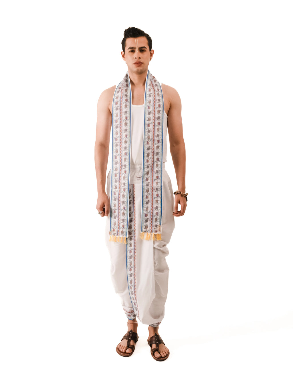 Gajanka Set- Readymade dhoti and dupatta