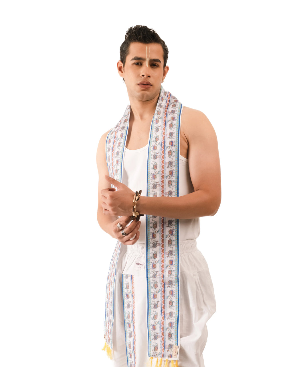 Gajanka Set- Readymade dhoti and dupatta