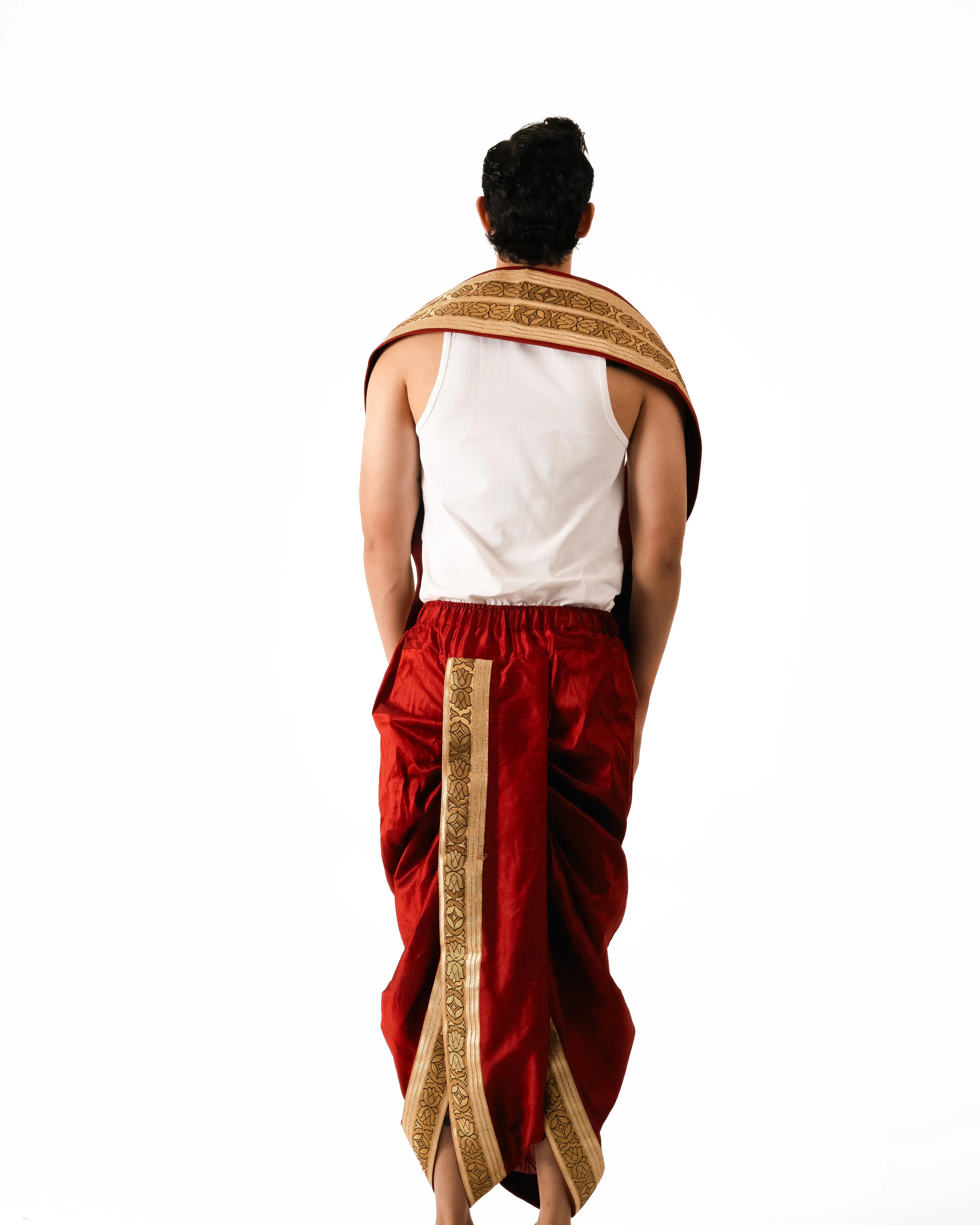 Tamra Readymade Dhoti and Dupatta