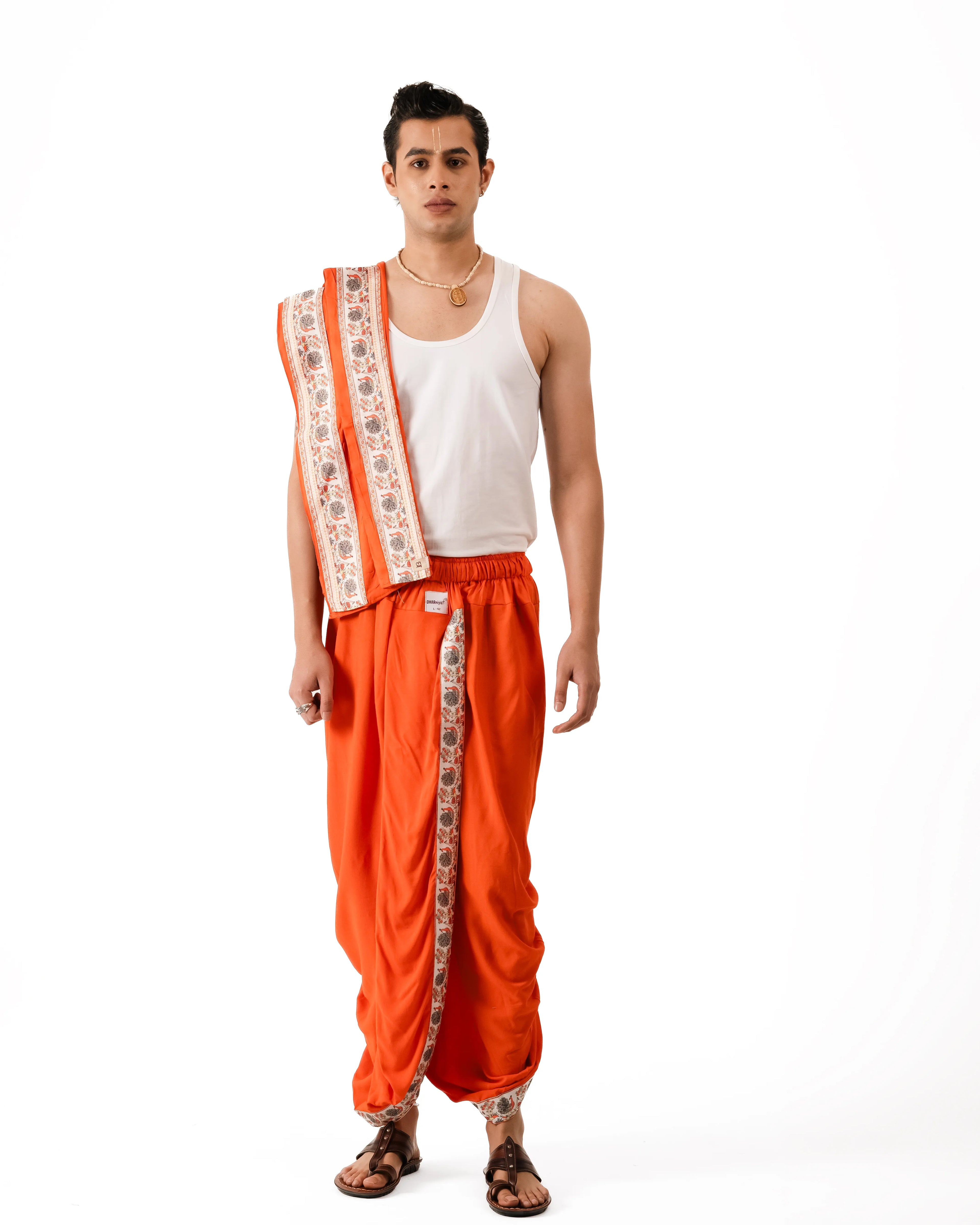 Kanaka Readymade Dhoti and Dupatta