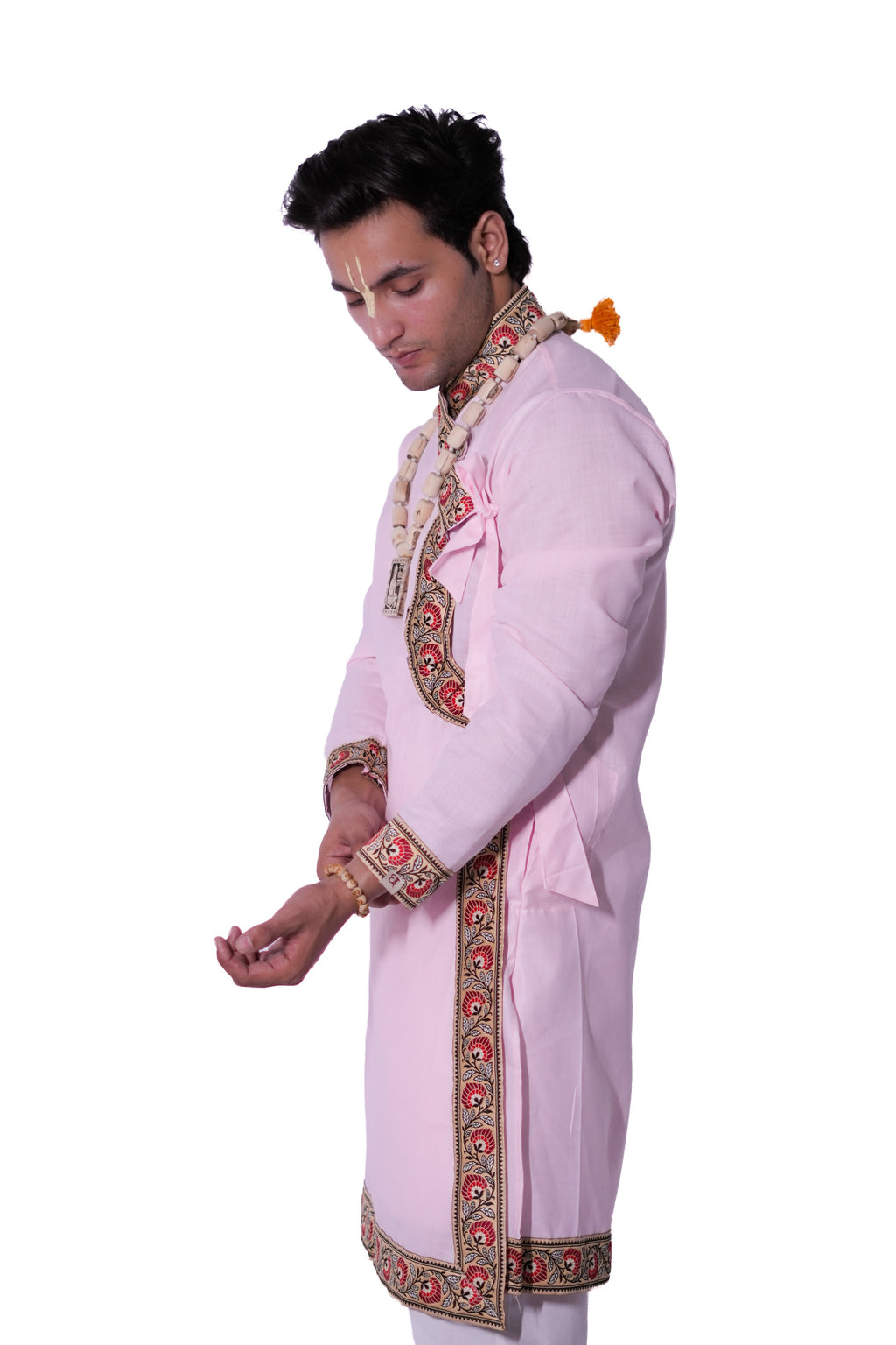 Anurag Border Bagalbandhi - Pink