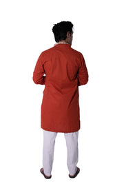 Classic Cotton Bagalbandhi Red-Ochre