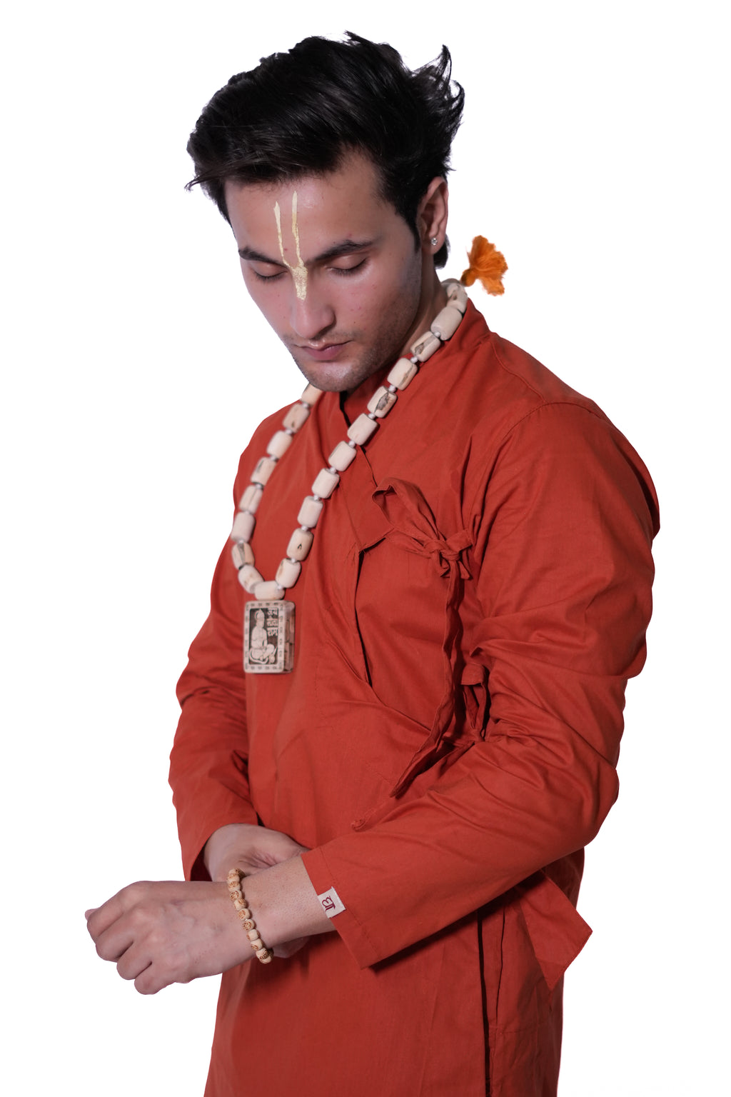 Classic Cotton Bagalbandhi Red-Ochre