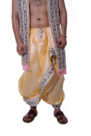 Kanish Border Bagalbandhi Set- Cream