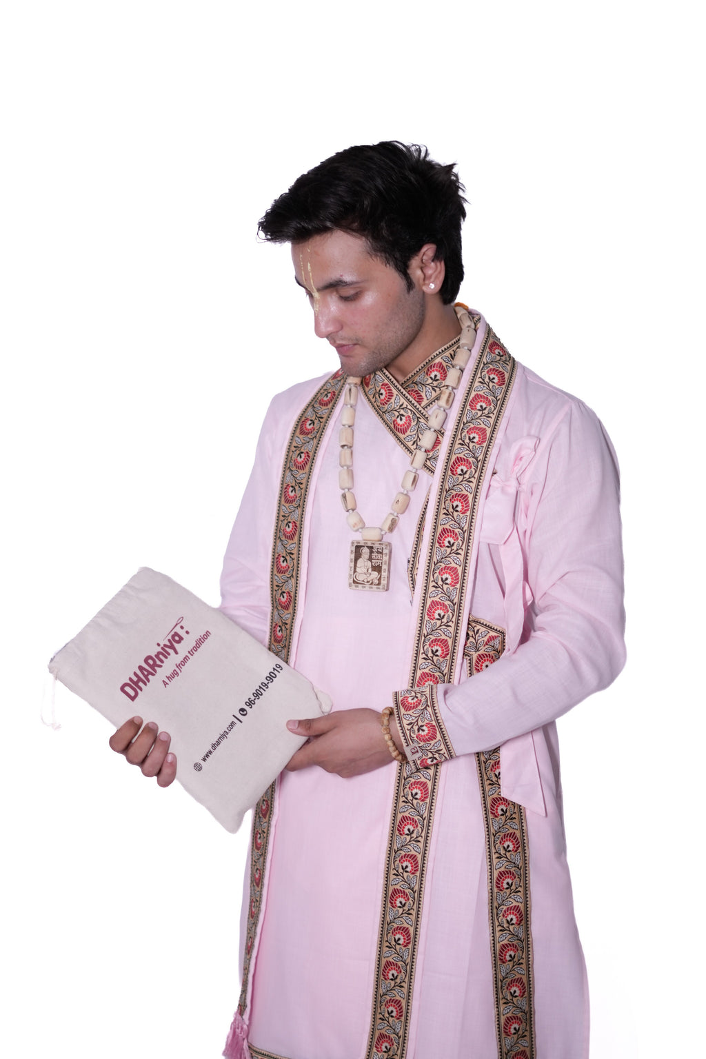 Anurag Border Bagalbandhi - Pink