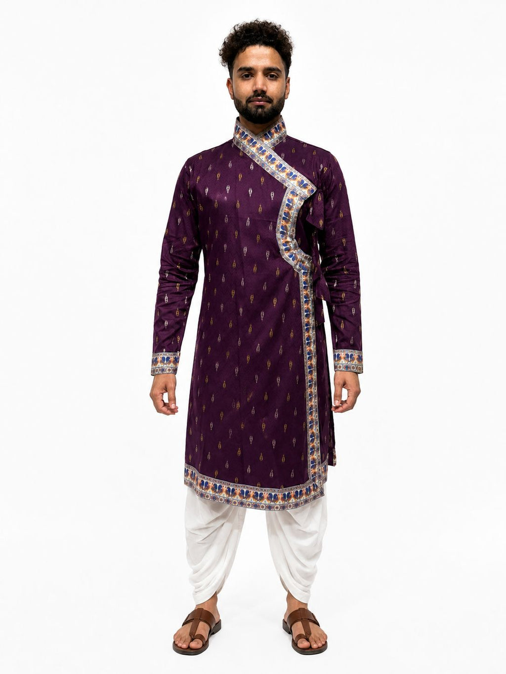 Border bagalbandi - Purple
