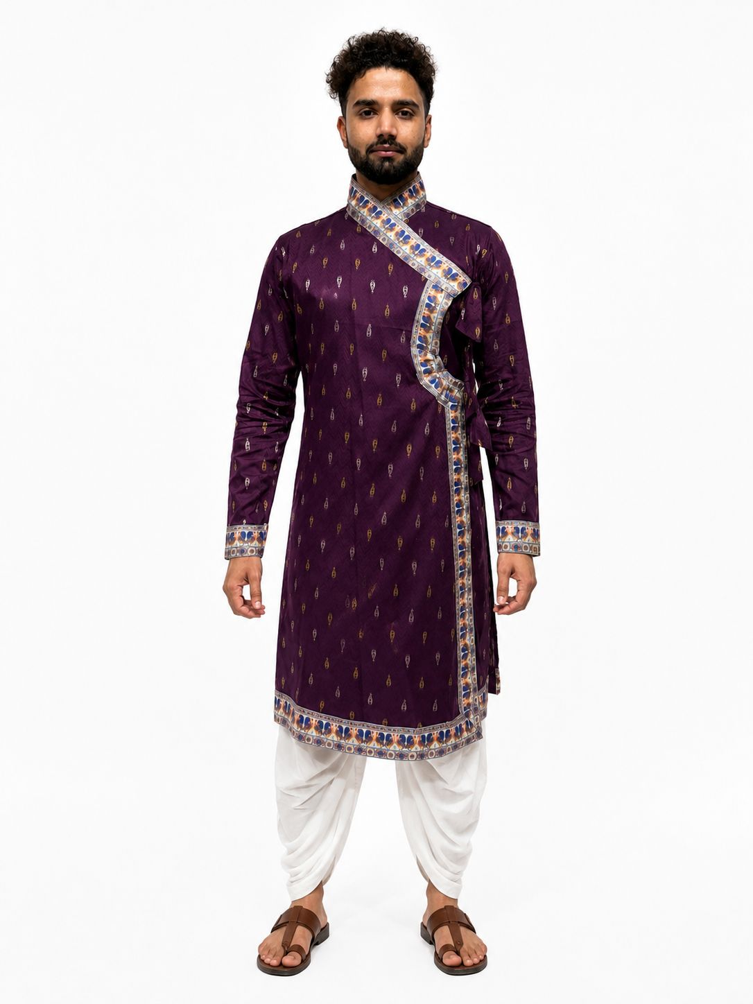 Border bagalbandi - Purple