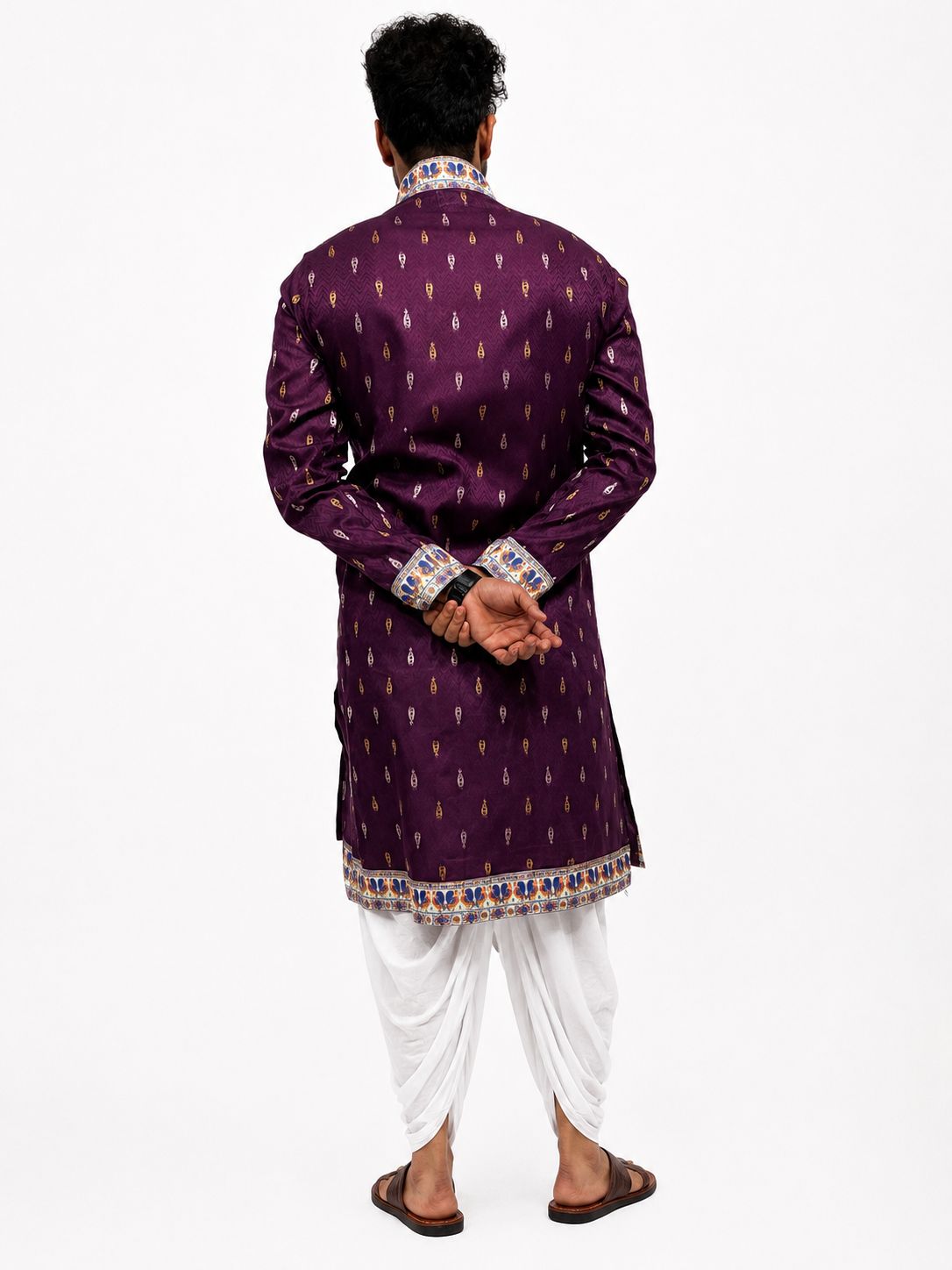 Border bagalbandi - Purple