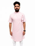Pure Cotton Half Sleeve Bagalbandi Pink