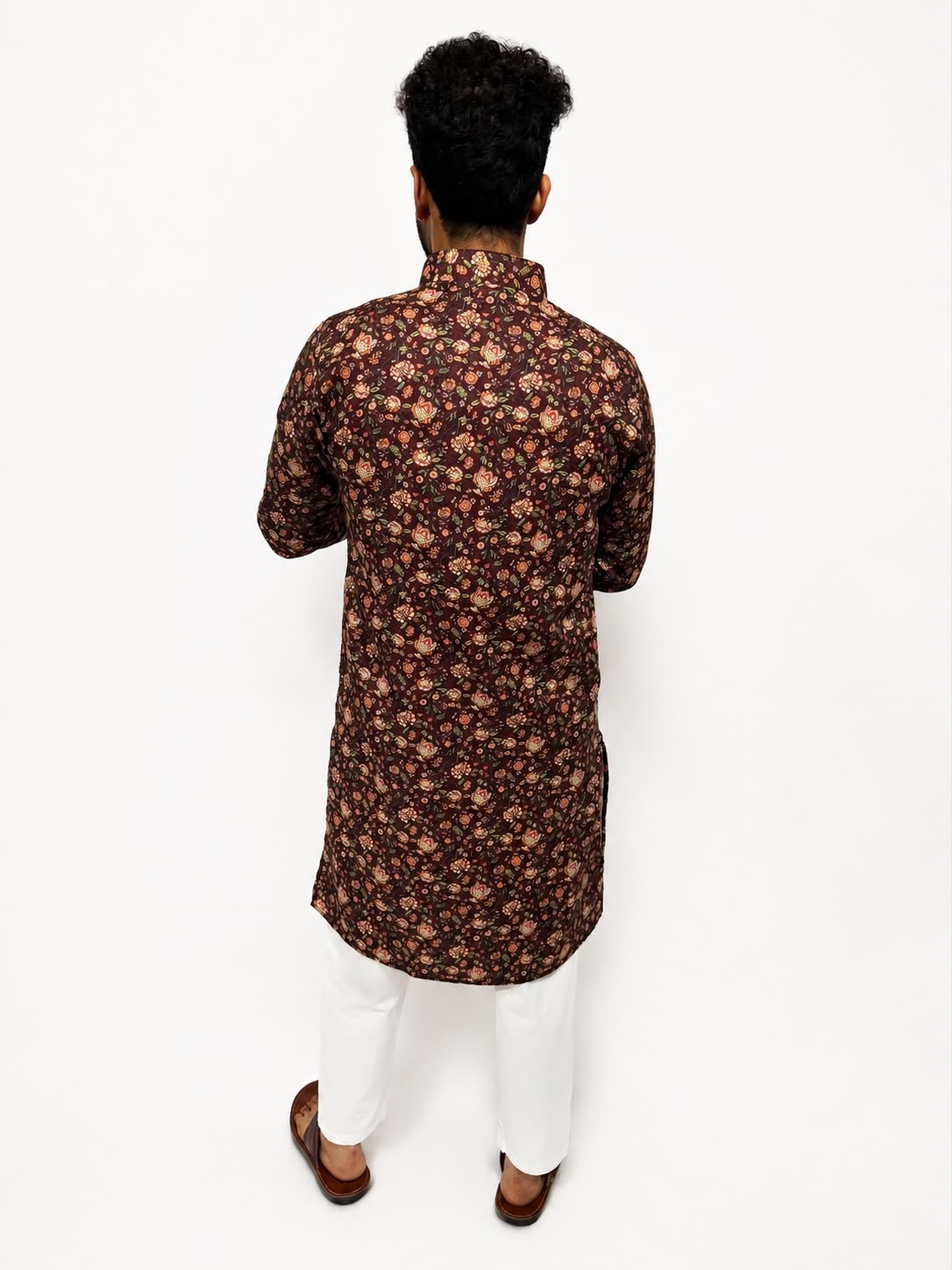Printed Linen Kurta
