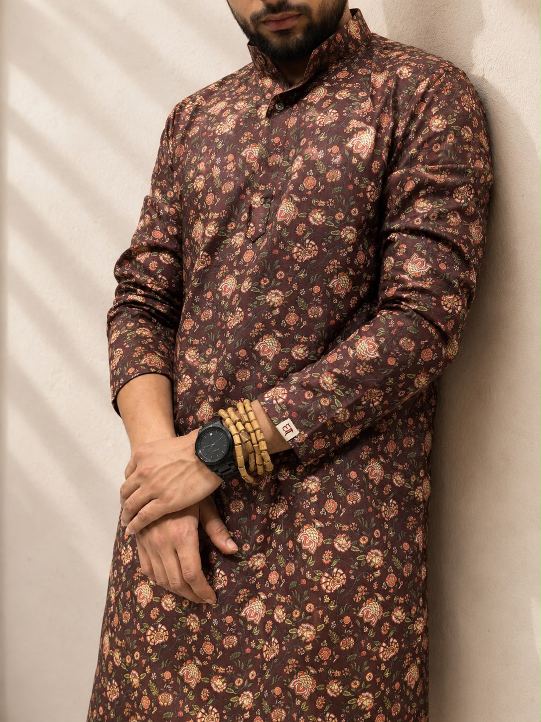 Printed Linen Kurta